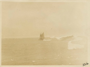 Image: The Bowdoin under sail